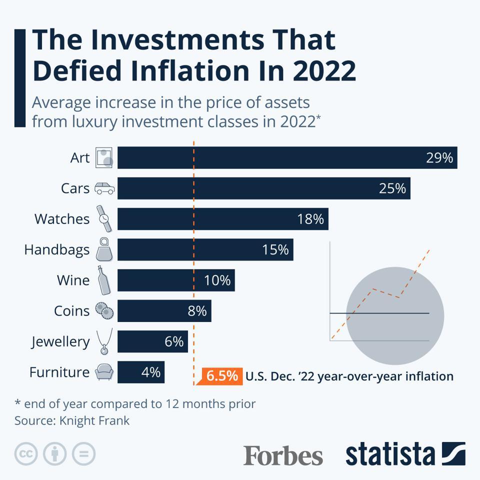 Infographic - Investments Defied Inflation in 2022